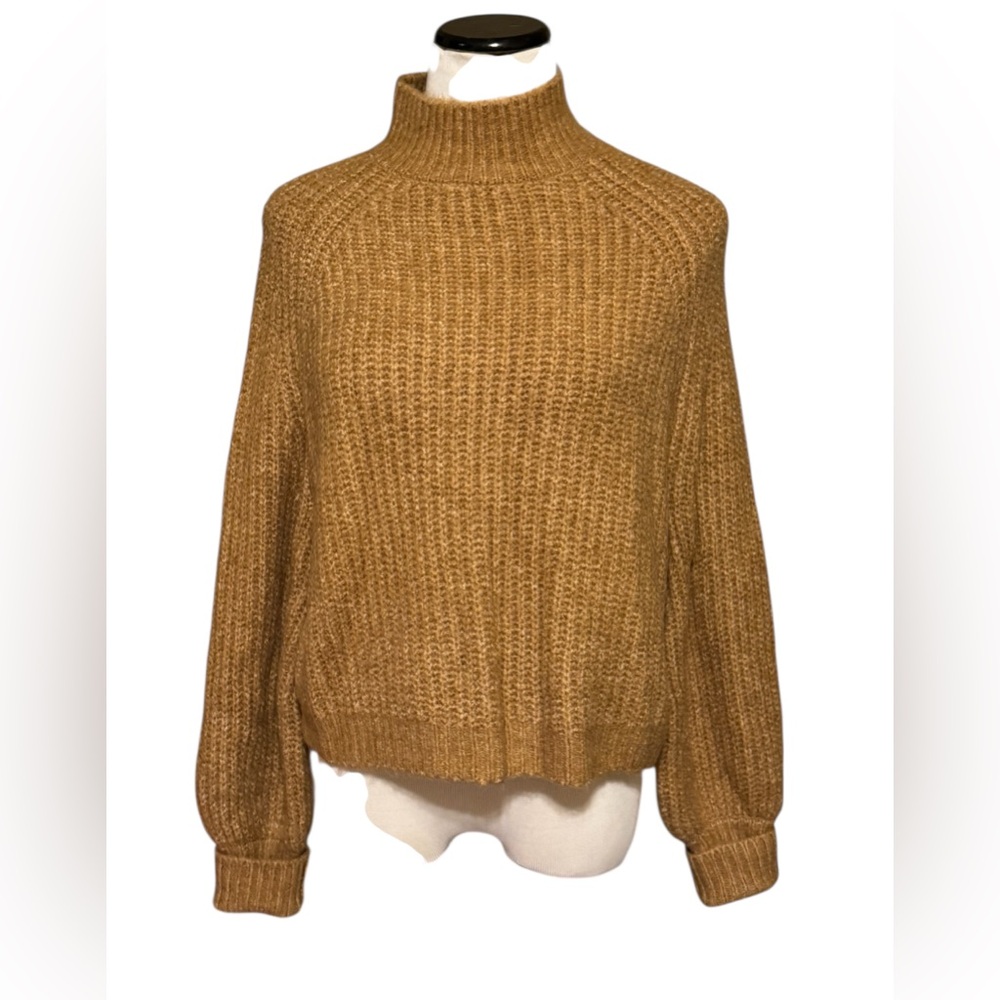 NWT Lucca Couture Bonnie Sweater Camel SZ S